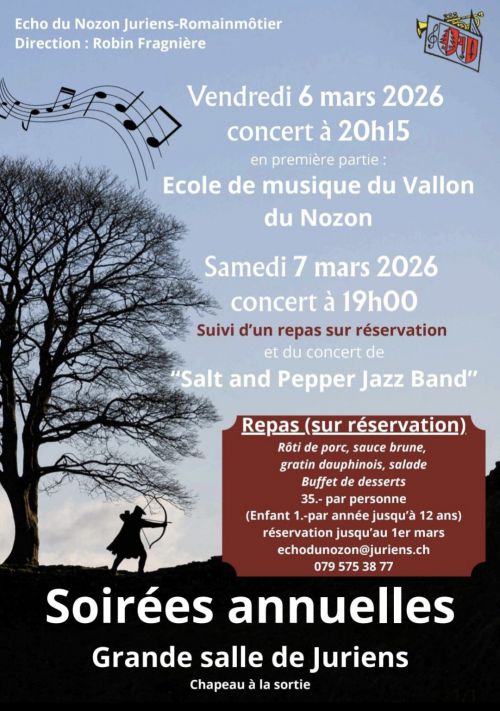 Soirées de musique 2026